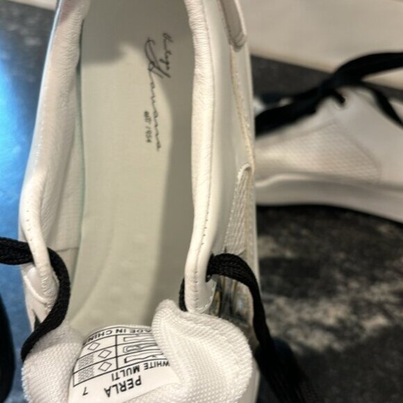 Vintage Havana Perla Chrome Star Low Top Sneakers - White Multi, Size  7 - Picture 9 of 14